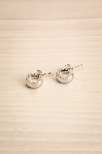 Bque Silver Mini Hoop Earrings | La petite garçonne