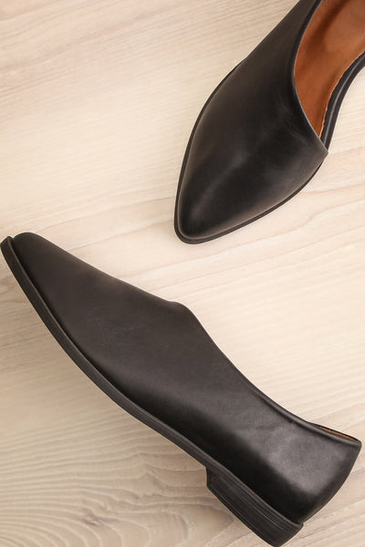 Brandia Licorice Black Slip-On Shoes | La Petite Garçonne