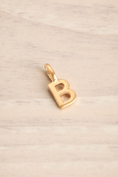 Bravo Gold Letter B Charm | La Petite Garçonne 2