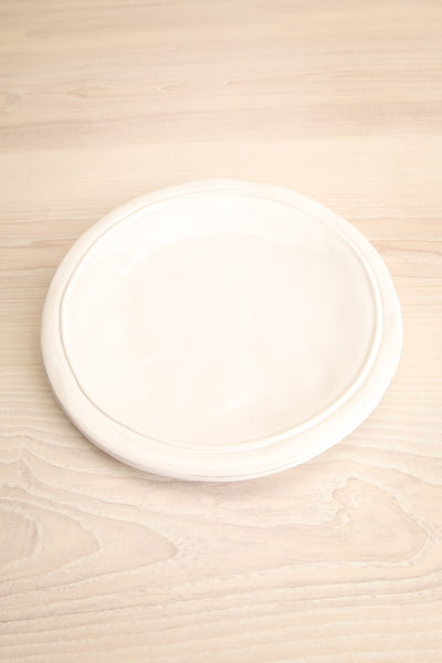Bremen Rustic & Textured White Plate small | La Petite Garçonne Chpt. 2