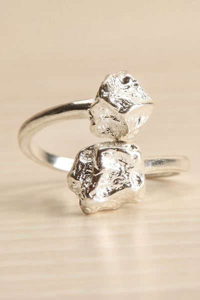 Brienna Argenté Silver Uncut Stone Ring | La Petite Garçonne Chpt. 2 2