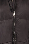 Brisson Black Hooded Puffer Coat w/ Front Pockets | La petite garçonne zipper