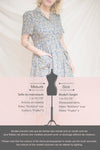 Bryttany Short Sleeve Floral Shirt Collar Midi Dress | Boutique 1861 fiche