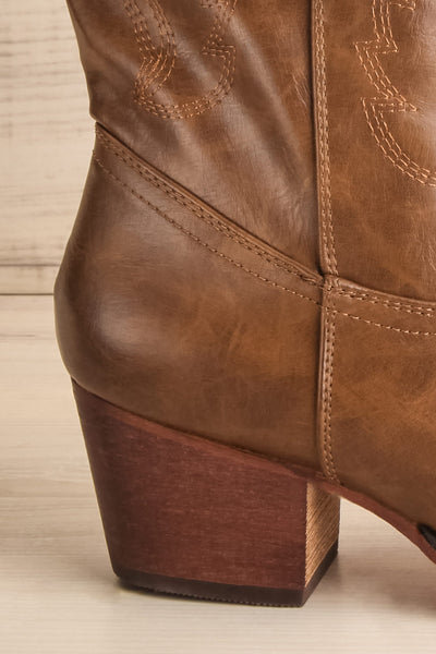 Buffalo Brown Cowboy Boots with Heels | La Petite Garçonne 4