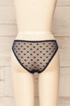Burnaby Navy Mesh Underwear w/ Embroidered Stars | La petite garçonne back view