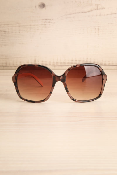 Burnley Patterned Brown Butterfly Sunglasses | La Petite Garçonne 1