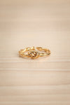 Byremo Double Band Golden Ring with Knot Detail | La Petite Garçonne 4