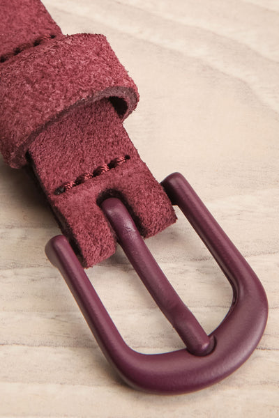 Caballo Mauve Purple Leather Belt | La Petite Garçonne 2