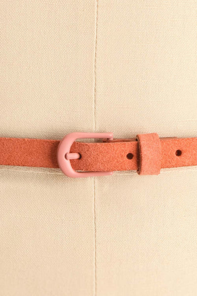 Caballo Rose Pink Leather Belt | La Petite Garçonne 4