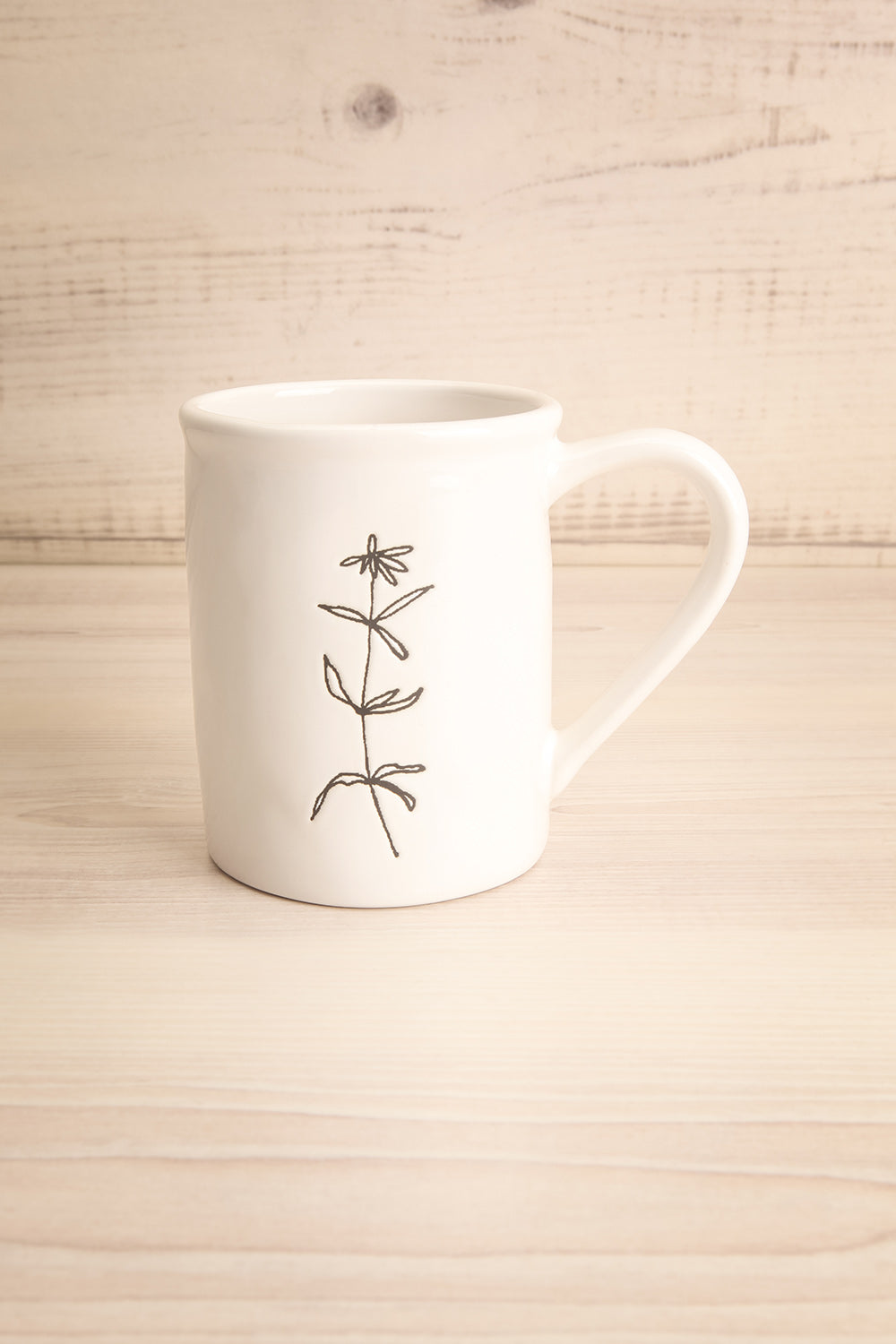 Cabuyal Large White Mug w/ Flower | La Petite Garçonne Chpt. 2 1