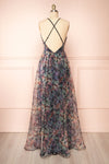 Cachicorral Maxi A-Line Floral Dress | Boutique 1861 back view