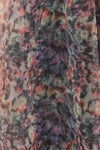 Cachicorral Maxi A-Line Floral Dress | Boutique 1861 fabric