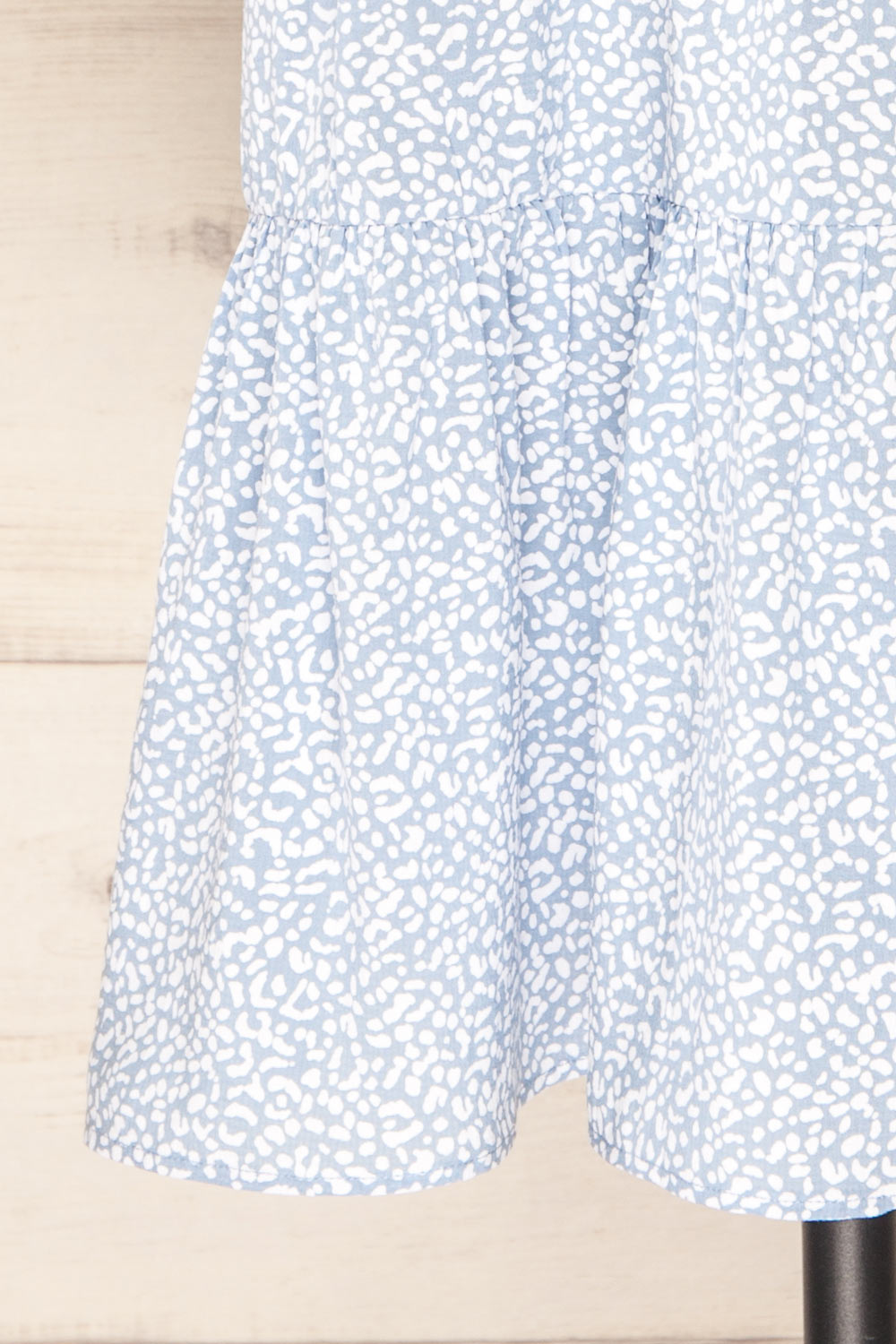 Caicedo Blue Patterned Midi Shirtdress | La petite garçonne bottom 