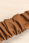 Calivigny Faux-Leather Hair Clip Set | La petite garçonne close up brown