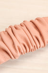 Calivigny Faux-Leather Hair Clip Set | La petite garçonne close up pink