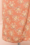 Calliope Pink Cowl Neck Floral Midi Dress | Boutique 1861 bottom