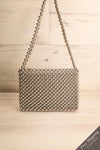Calvas Silver Beaded Handbag front view | La Petite Garçonne