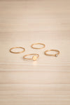 Cambugan Set of 4 Golden Rings | La Petite Garçonne 1