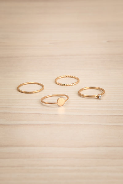 Cambugan Set of 4 Golden Rings | La Petite Garçonne 1