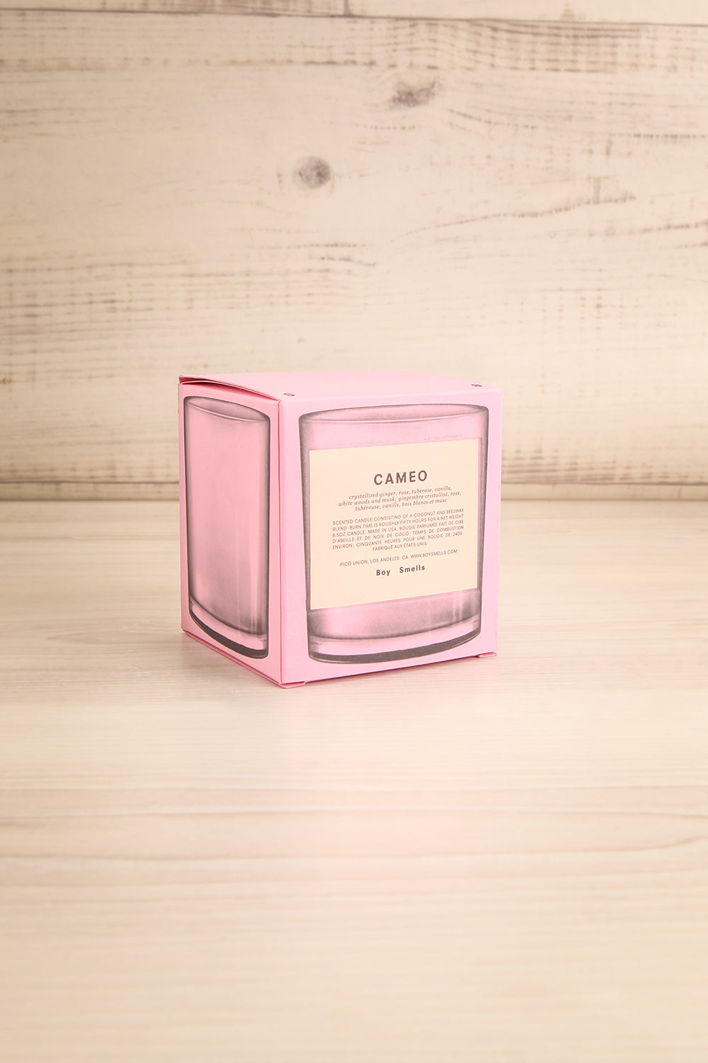 Chandelle Cameo Pink Perfumed Candle | La Petite Garçonne Chpt. 2 box