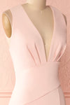 Camila Sunrise Light Pink Mermaid Gown | Boudoir 1861 side close-up