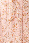 Campanna Floral Midi Dress w/ Ruffles | Boutique 1861 fabric