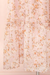 Campanna Floral Midi Dress w/ Ruffles | Boutique 1861 details