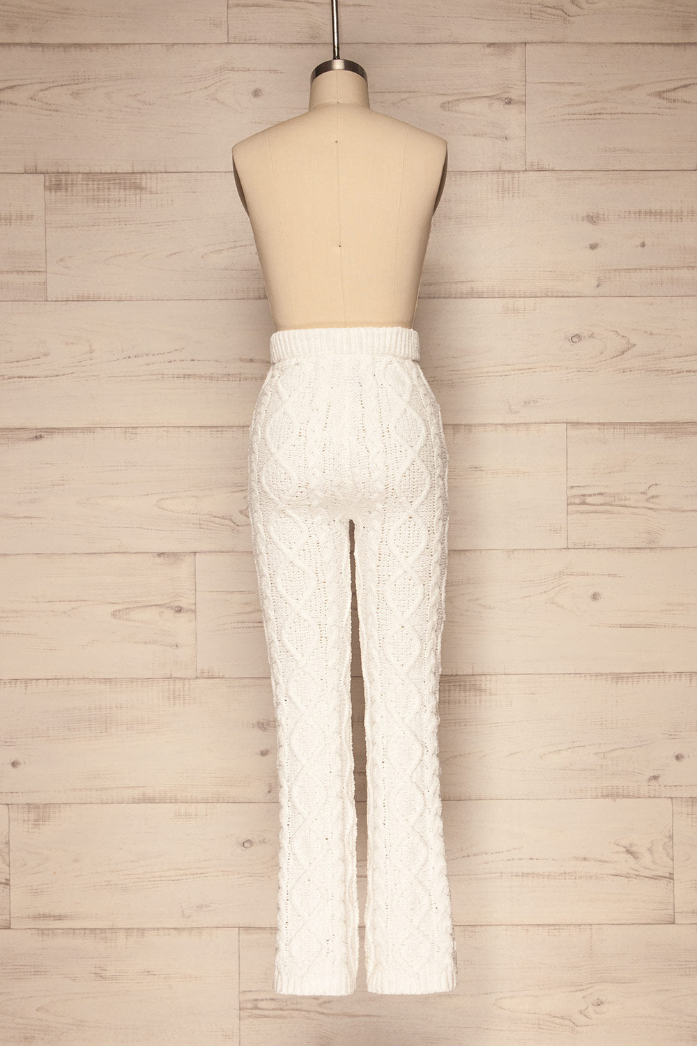 Canaan White Lounge Pants | Pantalon | La Petite Garçonne back view 