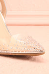 Candice Silver High Heels | Talons Hauts | Boutique 1861 front close-up