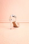 Candice Silver High Heels | Talons Hauts | Boutique 1861 back view