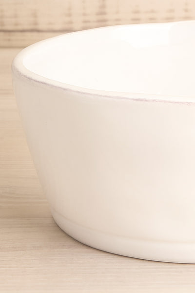 Capizun Textured White Ceramic Bowl | La Petite Garçonne Chpt. 2 2