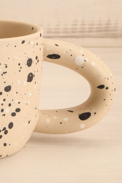Capricornus Beige Speckled Stoneware Mug | Maison garçonne close-up