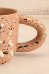 Capricornus Pink Speckled Stoneware Mug | Maison garçonne close-up