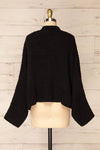 Capzhua Black Oversized Knit Cardigan | La petite garçonne back view
