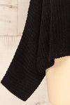 Capzhua Black Oversized Knit Cardigan | La petite garçonne bottom
