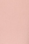 Cardiff Mauve Lilac V-Neck Knotted Top | La Petite Garçonne fabric detail