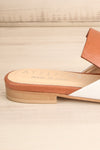 Cardinet White & Tan Slip-On Sandals | La Petite Garçonne Chpt. 2 7
