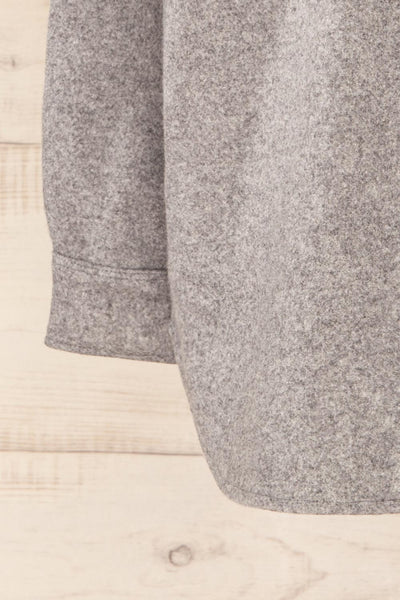 Cargal Grey Wool Jacket w/ Long Sleeves | La petite garçonne sleeve