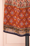 Carlota Paisley Long Sleeve Short Dress | Boutique 1861 bottom