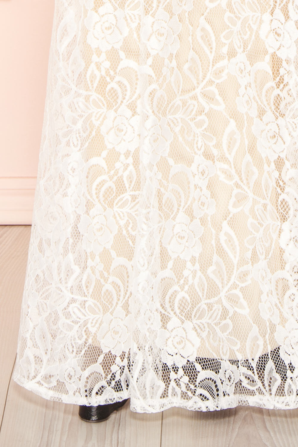 Carolhyn Strapless Ivory Lace Mermaid Bridal Dress | Boudoir 1861 bottom 