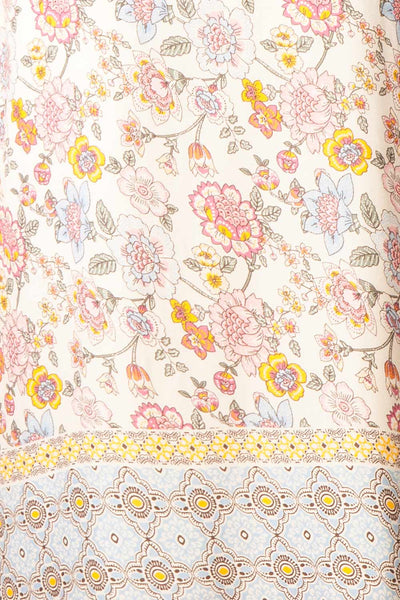 Caroline Short Dress w/ Adjustable Straps | Boutique 1861 fabric