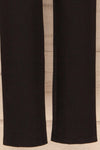 Cartaxo Black Sleeveless Fitted Jumpsuit legs | La Petite Garçonne