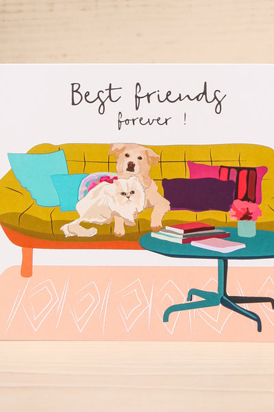 Best Friends Forever Greeting Card | Maison Garçonne close-up