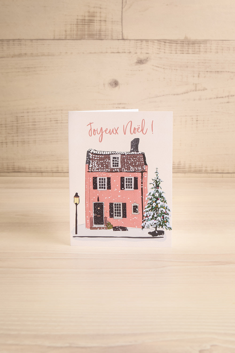 Pink House Joyeux Noël Card | Maison Garçonne