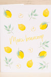 Lemon Merci Beaucoup Greeting Card | Maison Garçonne