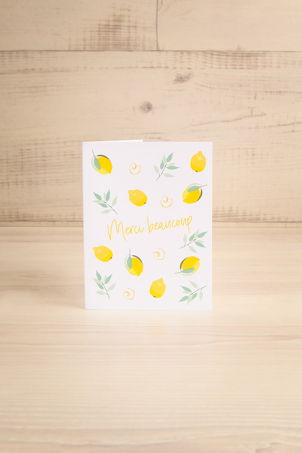 Lemon Merci Beaucoup Greeting Card | Maison Garçonne