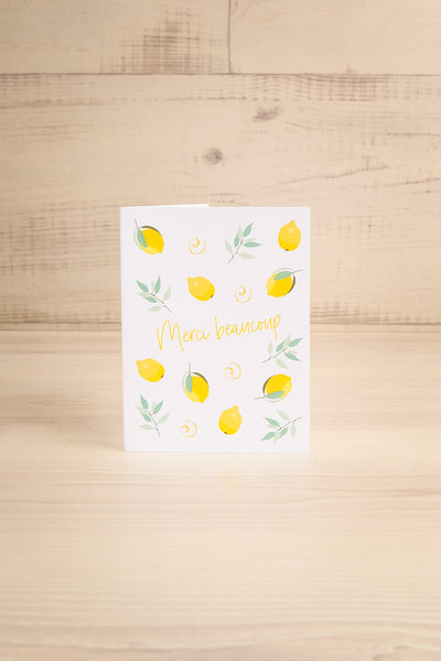 Lemon Merci Beaucoup Greeting Card | Maison Garçonne