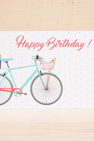 Bicycle and Balloons Happy Birthday Card | Maison Garçonne details