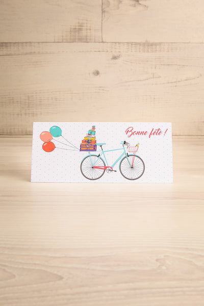 Bicycle and Balloons Bonne Fête Card | Maison Garçonne