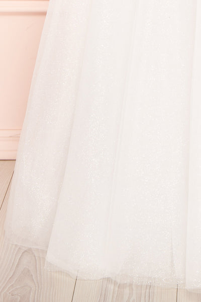 Cassandra Embroidered A-Line Bridal Dress | Boudoir 1861 bottom